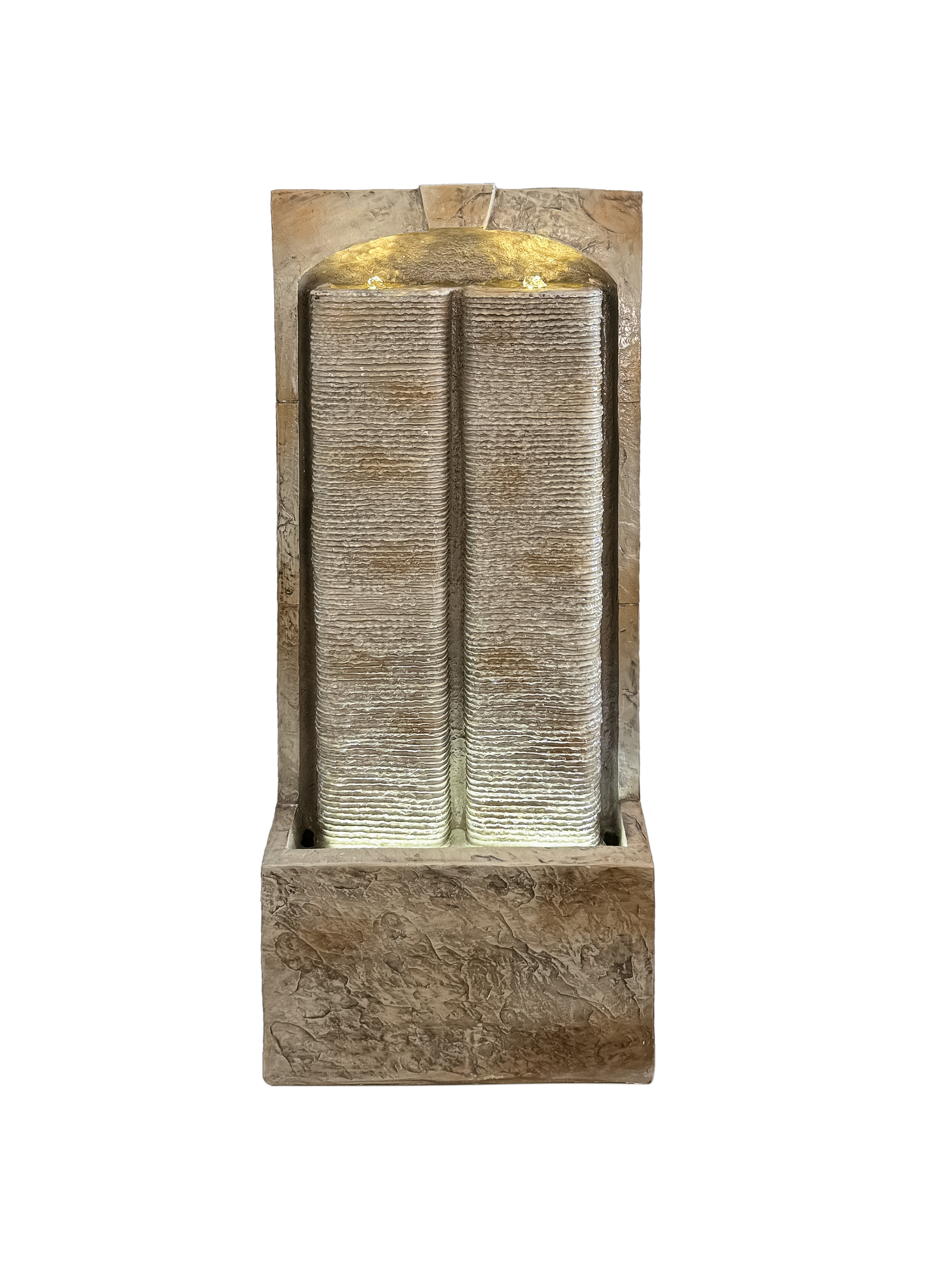 39 Inch Outdoor Water Fountain with Pump by HouseOfZazla