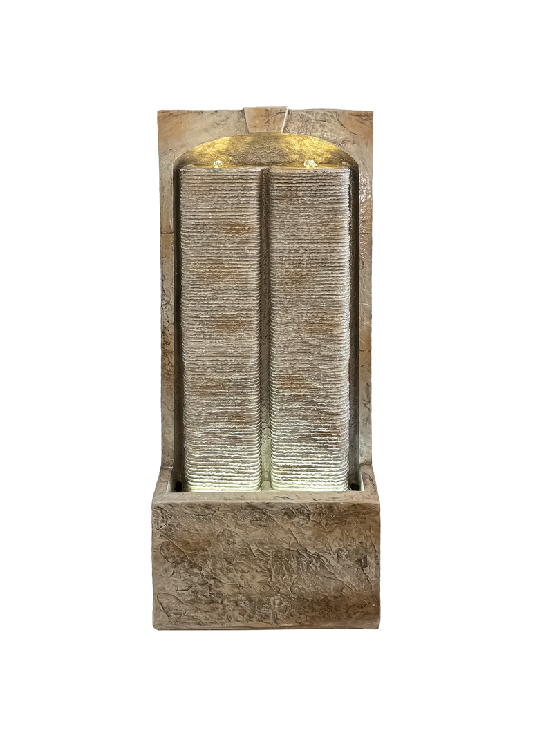 39 Inch Outdoor Water Fountain with Pump by HouseOfZazla