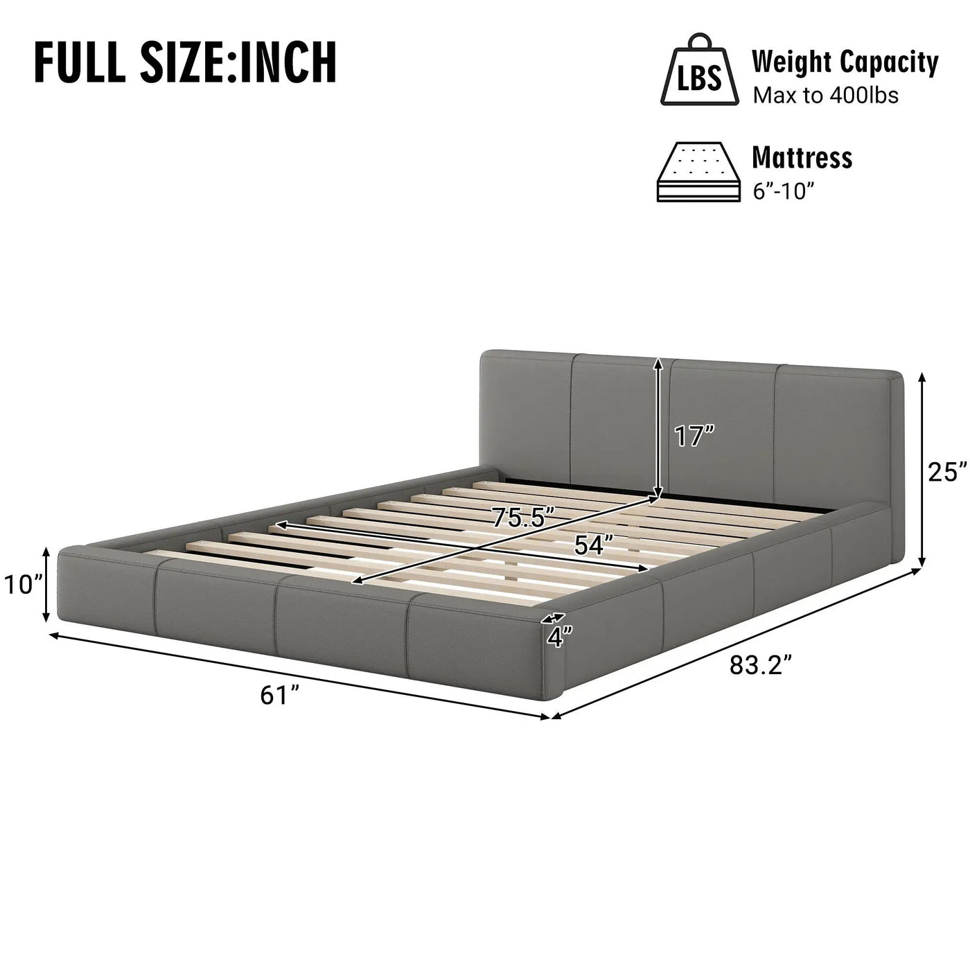 Stylish Upholstered Bed With Birch Wood Frame by HouseOfZazla
