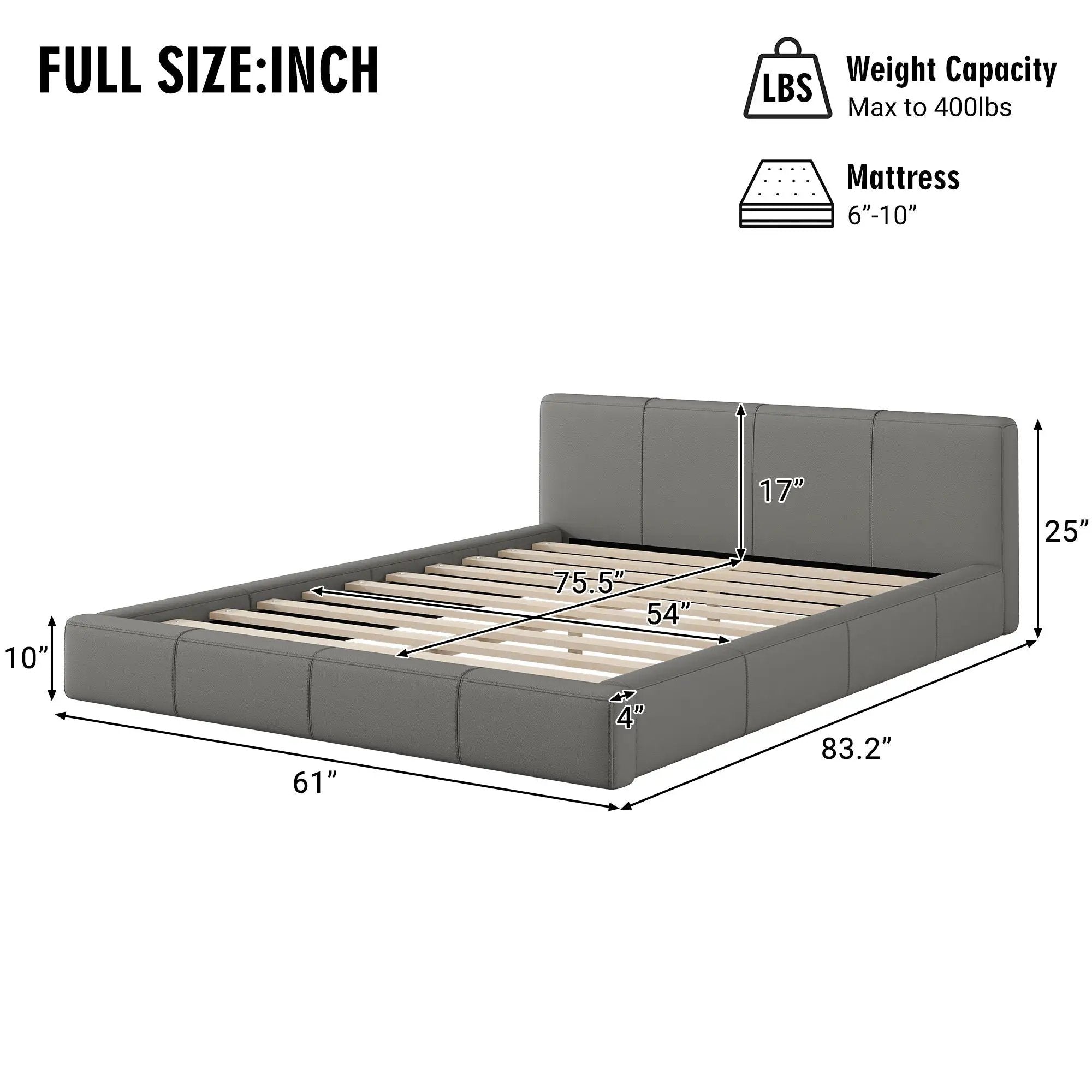 Stylish Upholstered Bed With Birch Wood Frame by HouseOfZazla