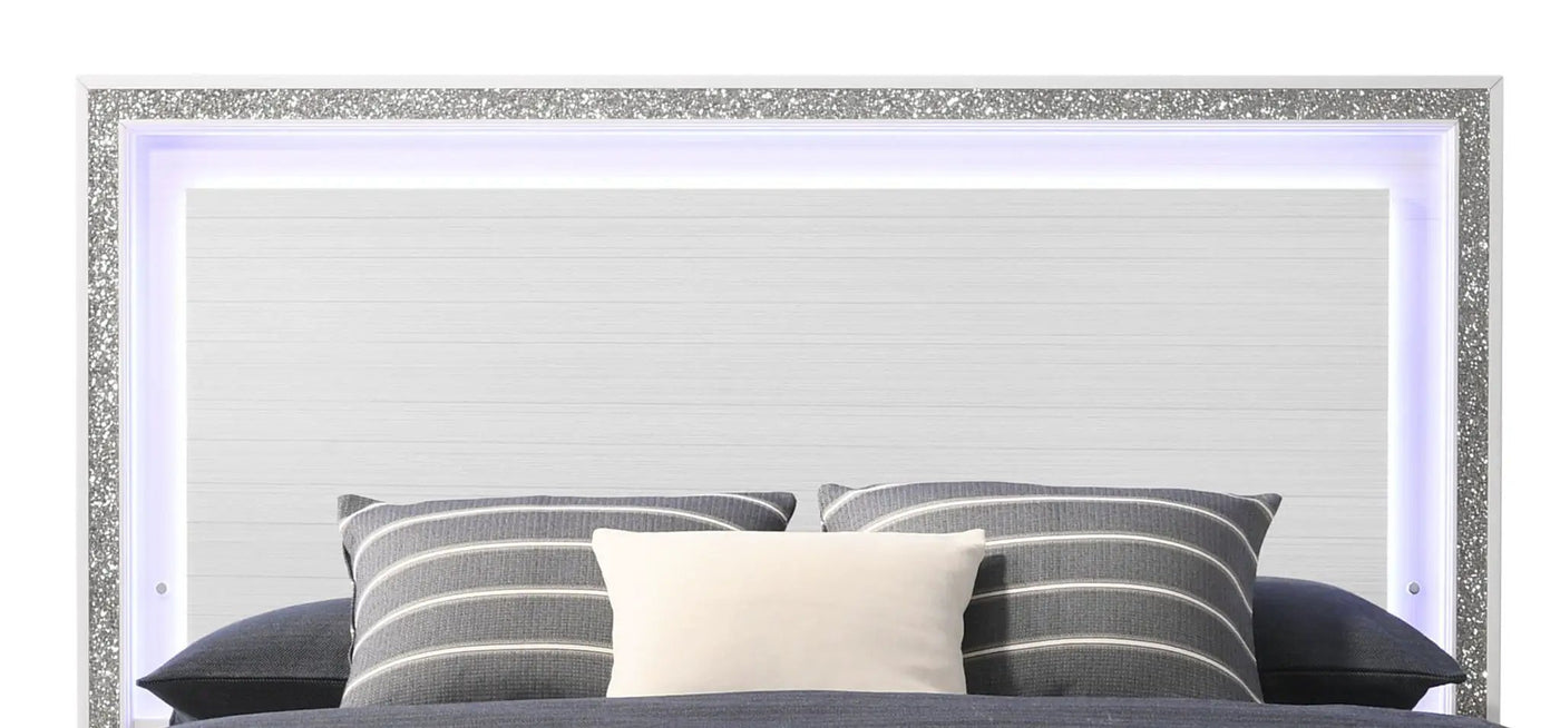 Haiden Queen Storage Bed with LED Lighting by HouseOfZazla