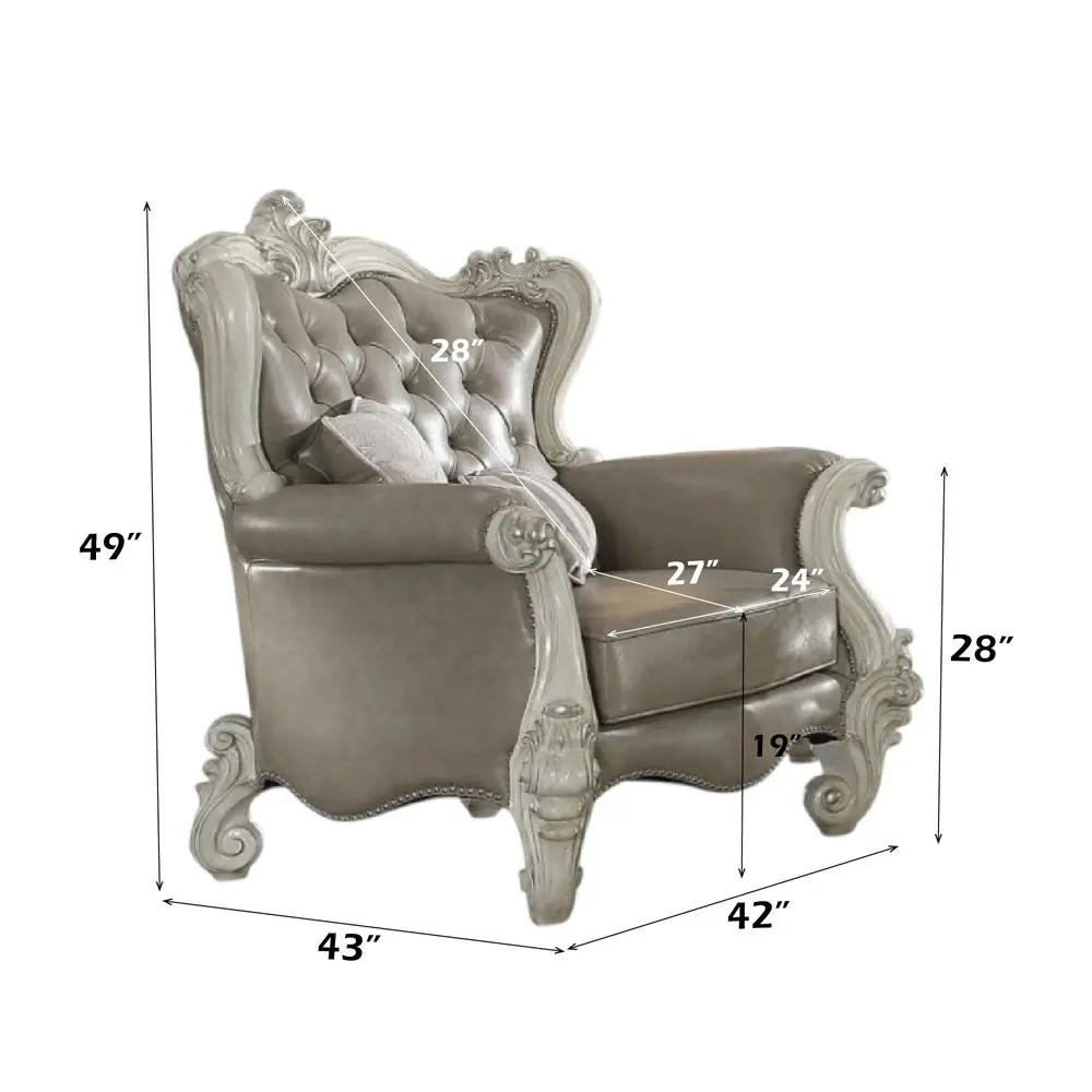 Versailles - Chair (w/2 Pillows) by Unique Piece Furniture