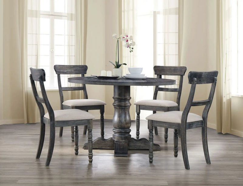 Leventis - Dining Table - Weathered Gray by Unique Piece Furniture