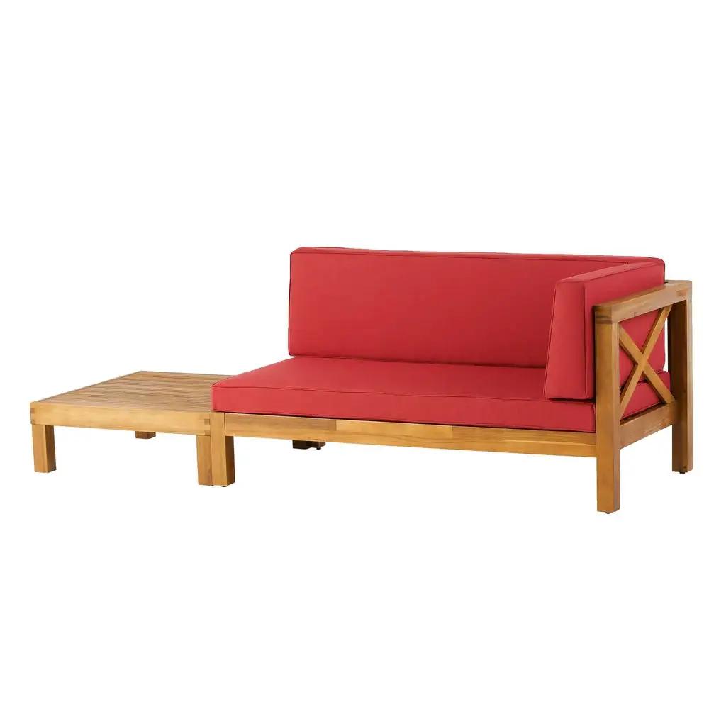 Brava X Back Corner Bench With Coffee Table by HouseOfZazla