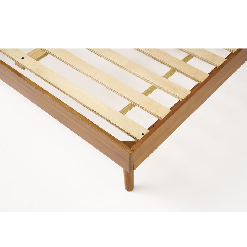 Okioki Mid-Century Wood Bed by HouseOfZazla