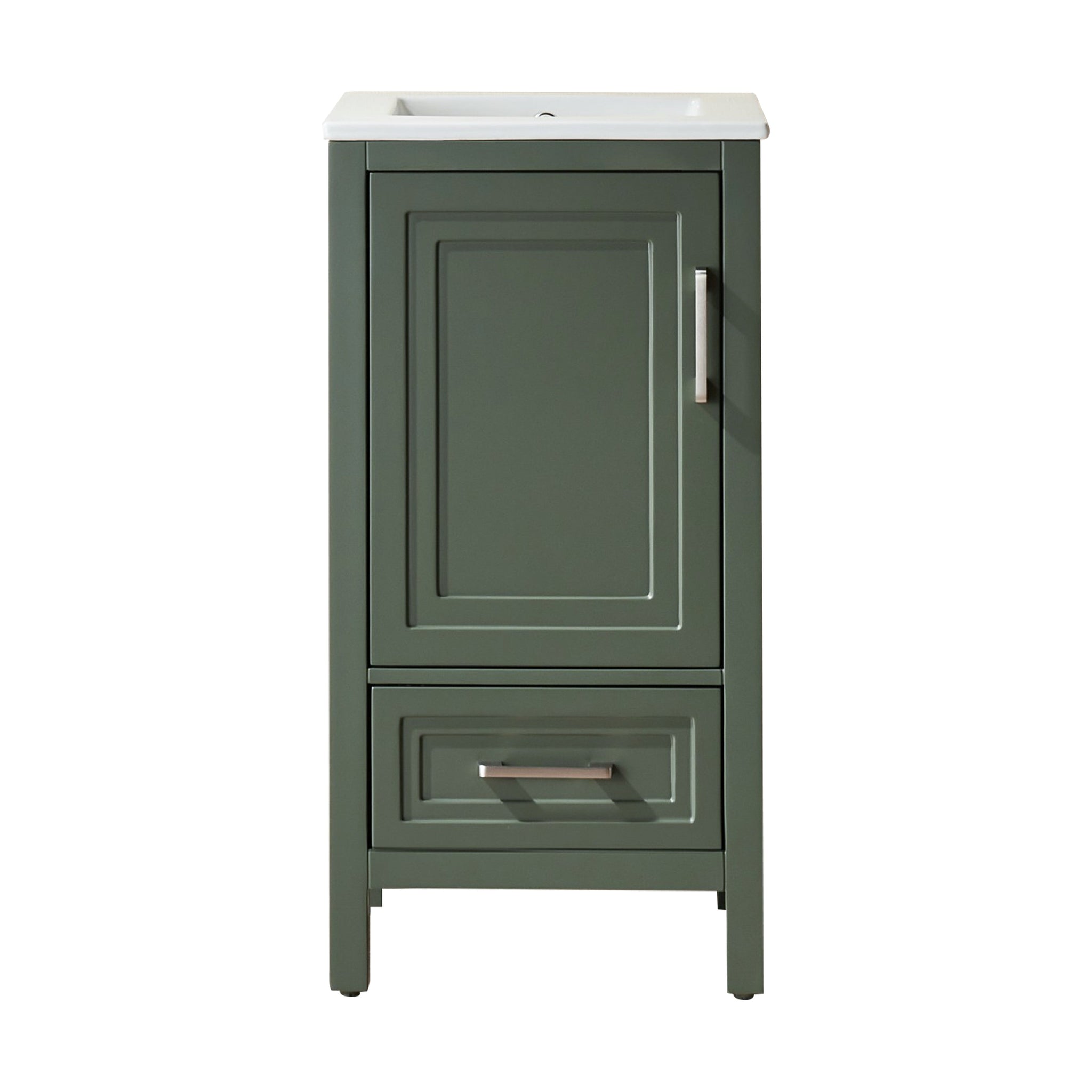 Fully Assembled 18'' Freestanding Single Bathroom Vanity by HouseOfZazla