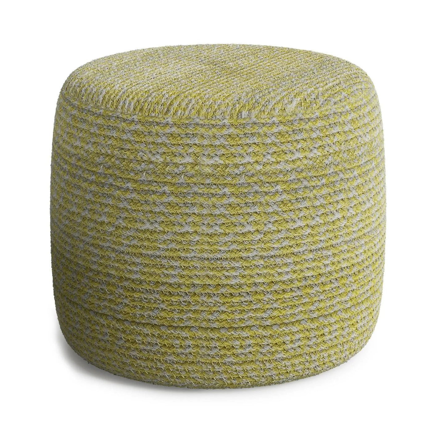 Bayley - Versatile Round Braided Pouf by HouseOfZazla
