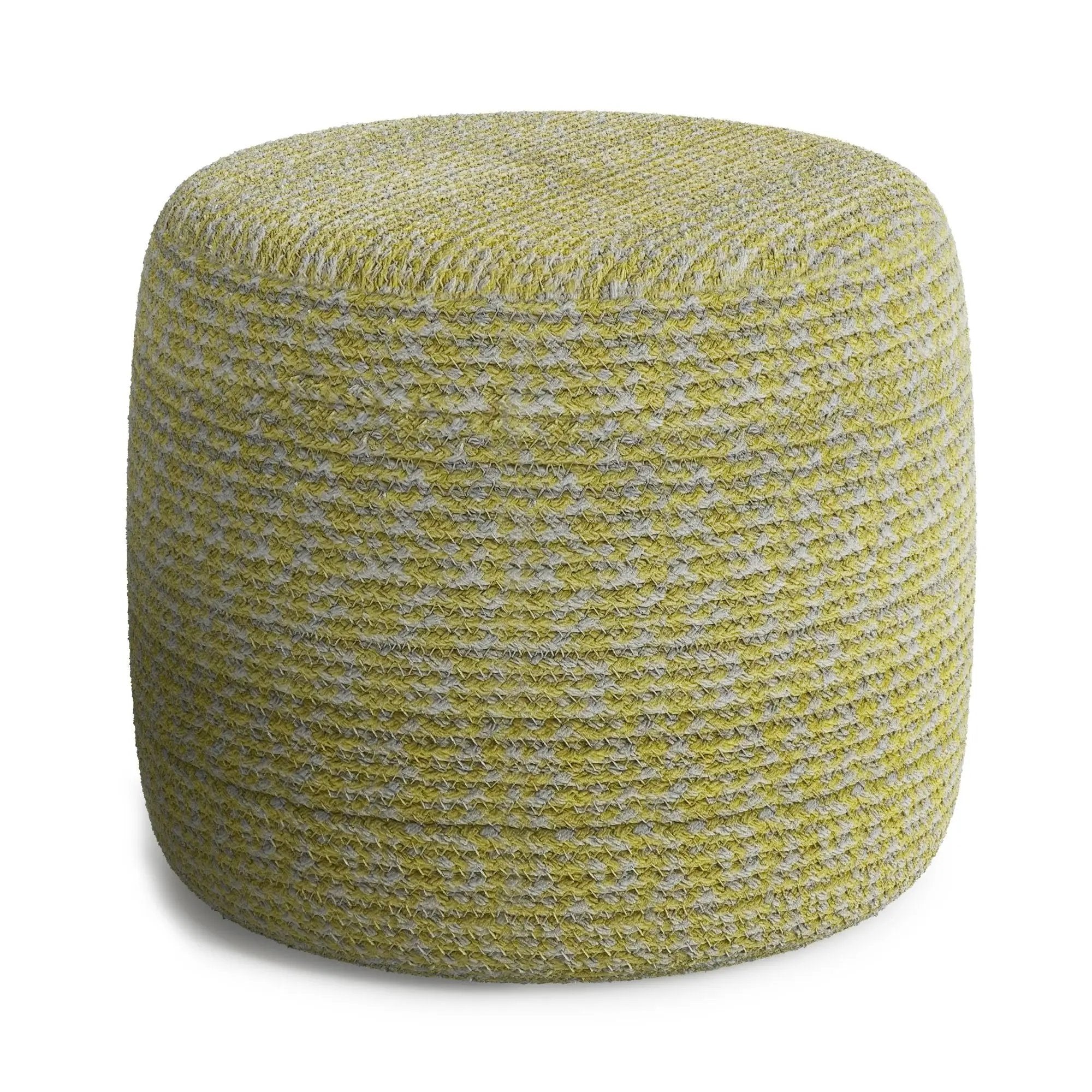 Bayley - Versatile Round Braided Pouf by HouseOfZazla