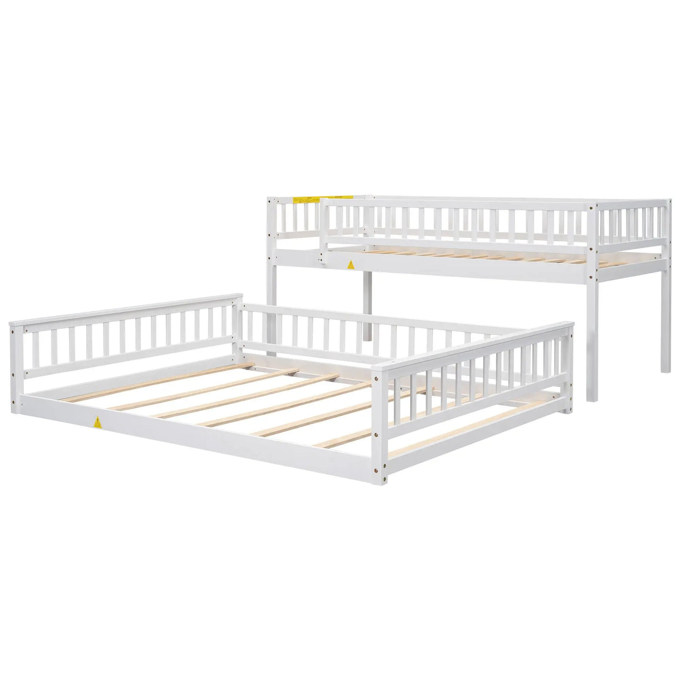 Bunk Bed With Ladder And Guardrails by HouseOfZazla