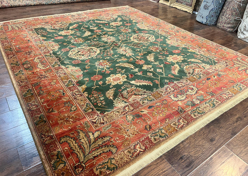 Karastan Rug 8.8 x 10 Samovar Teawash Agra #900-905, Vintage Wool Karastan Area Rug by Jewel Rugs