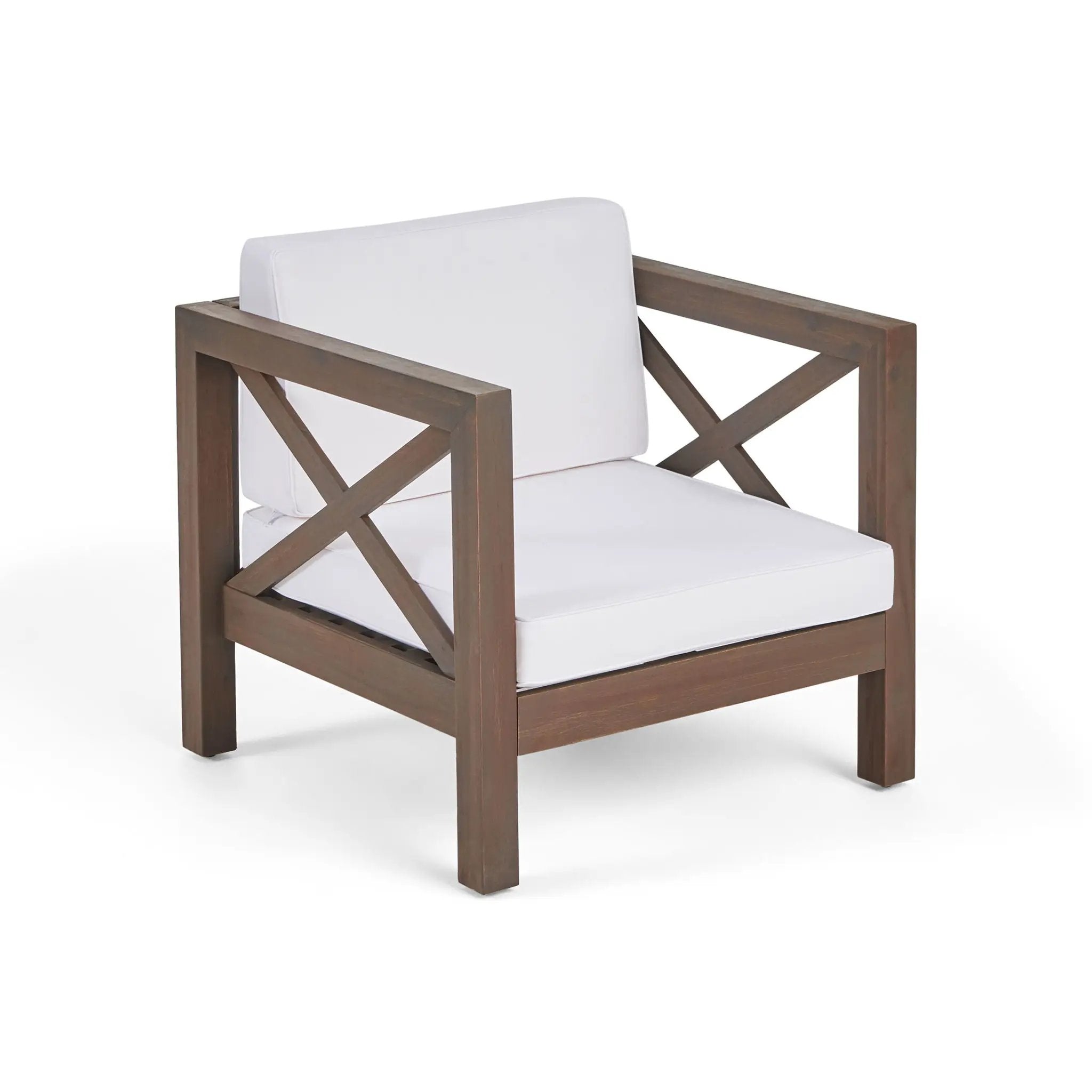 Brava Mid-Century Modern Club Chair with Water Resistant Cushions by HouseOfZazla