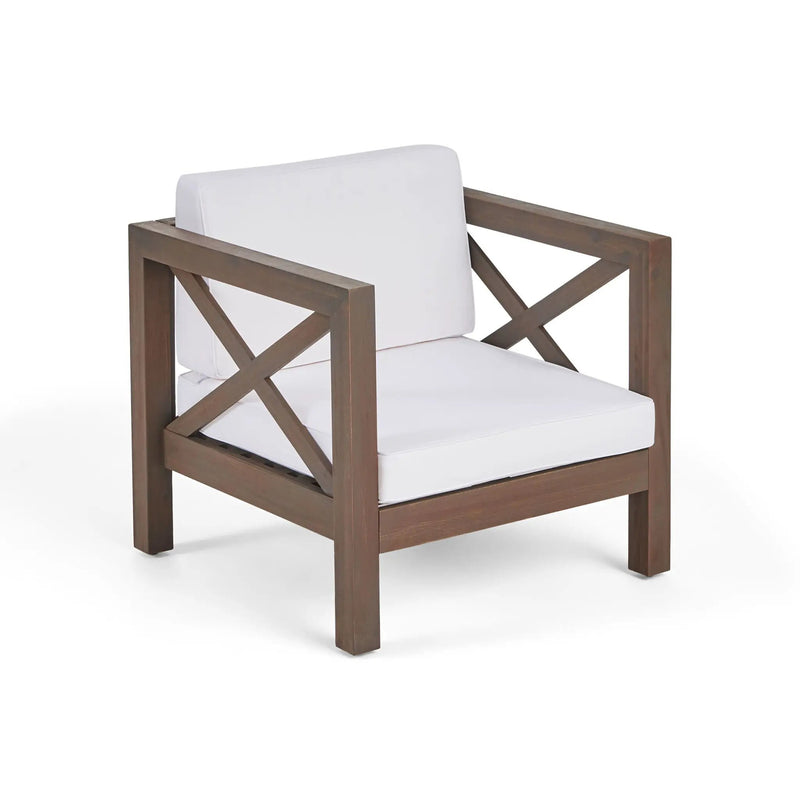 Brava Mid-Century Modern Club Chair with Water Resistant Cushions by HouseOfZazla