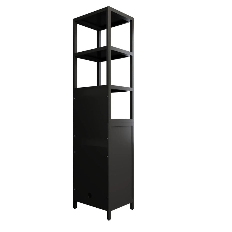 Storage Cabinet With Tall Tower, Multifunctional For Bathroom by Unique Piece Furniture