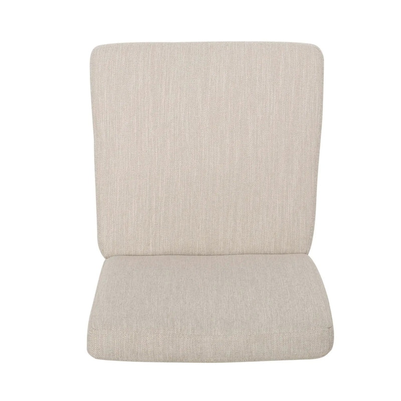 Contemporary Dining Chair with Upholstered Seating and Tapered Legs by HouseOfZazla