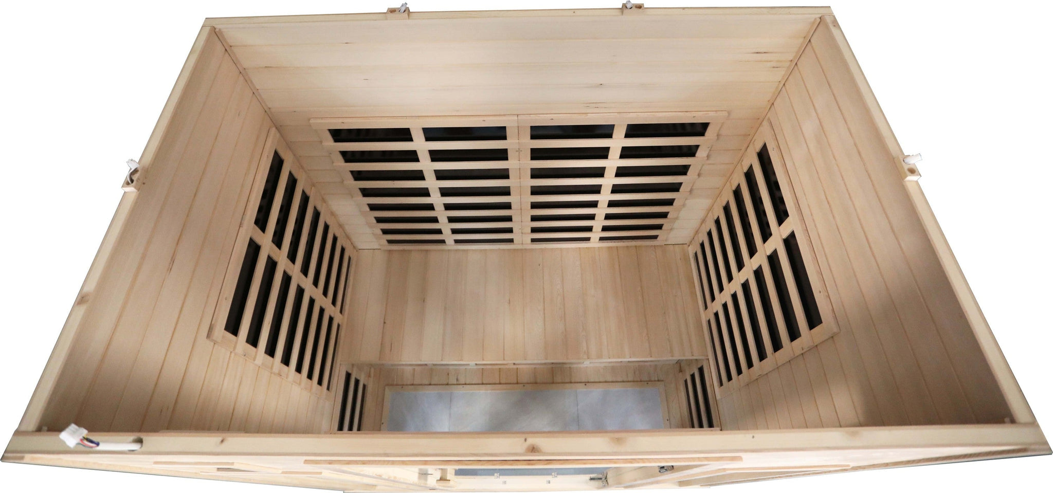 Low EMF Three person Far infrared sauna room (Front & Rear) by HouseOfZazla