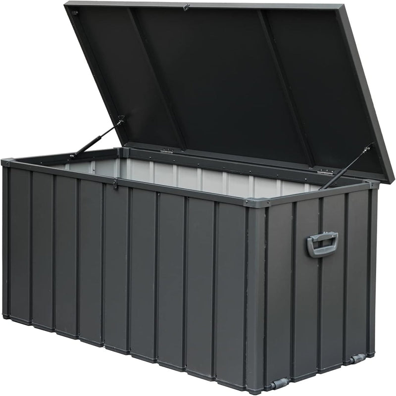 120 Gallon Outdoor Storage Deck Box Waterproof by HouseOfZazla