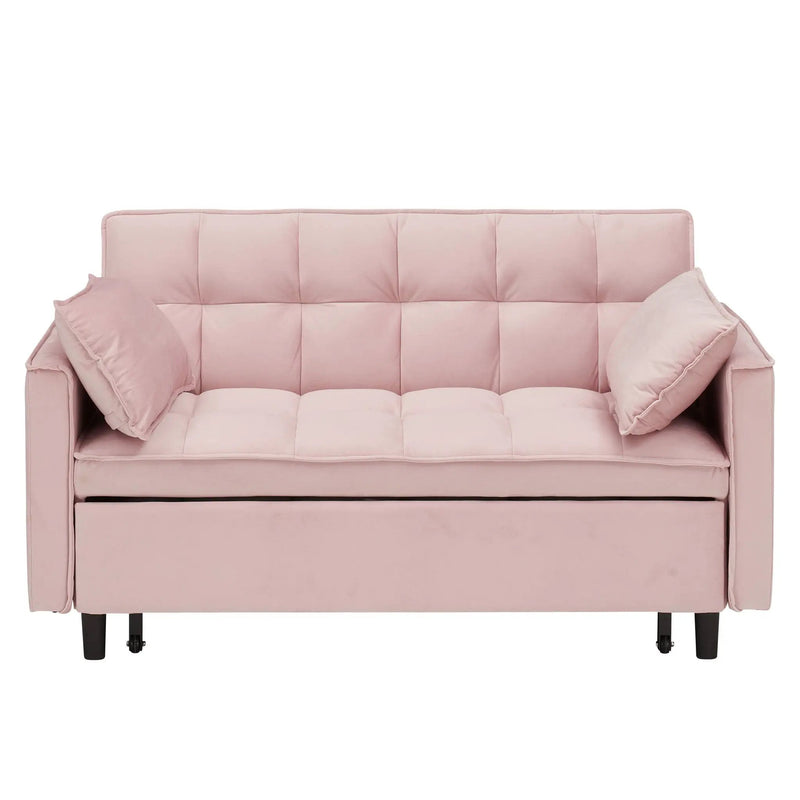 Sofa Bed With Pockets, 3 In 1 Convertible For Living Room by Unique Piece Furniture