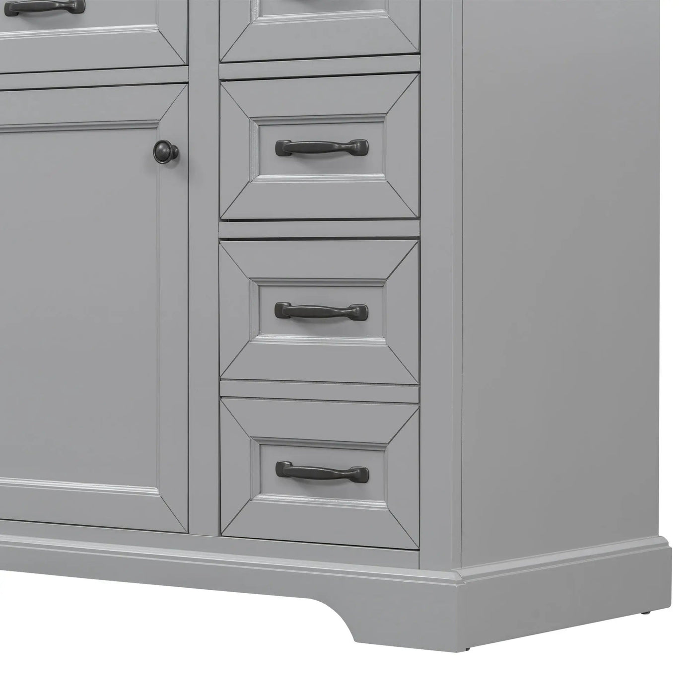 36" Bathroom Vanity With Sink, 2 Tip-Out Drawers, Soft Close Hinges by HouseOfZazla