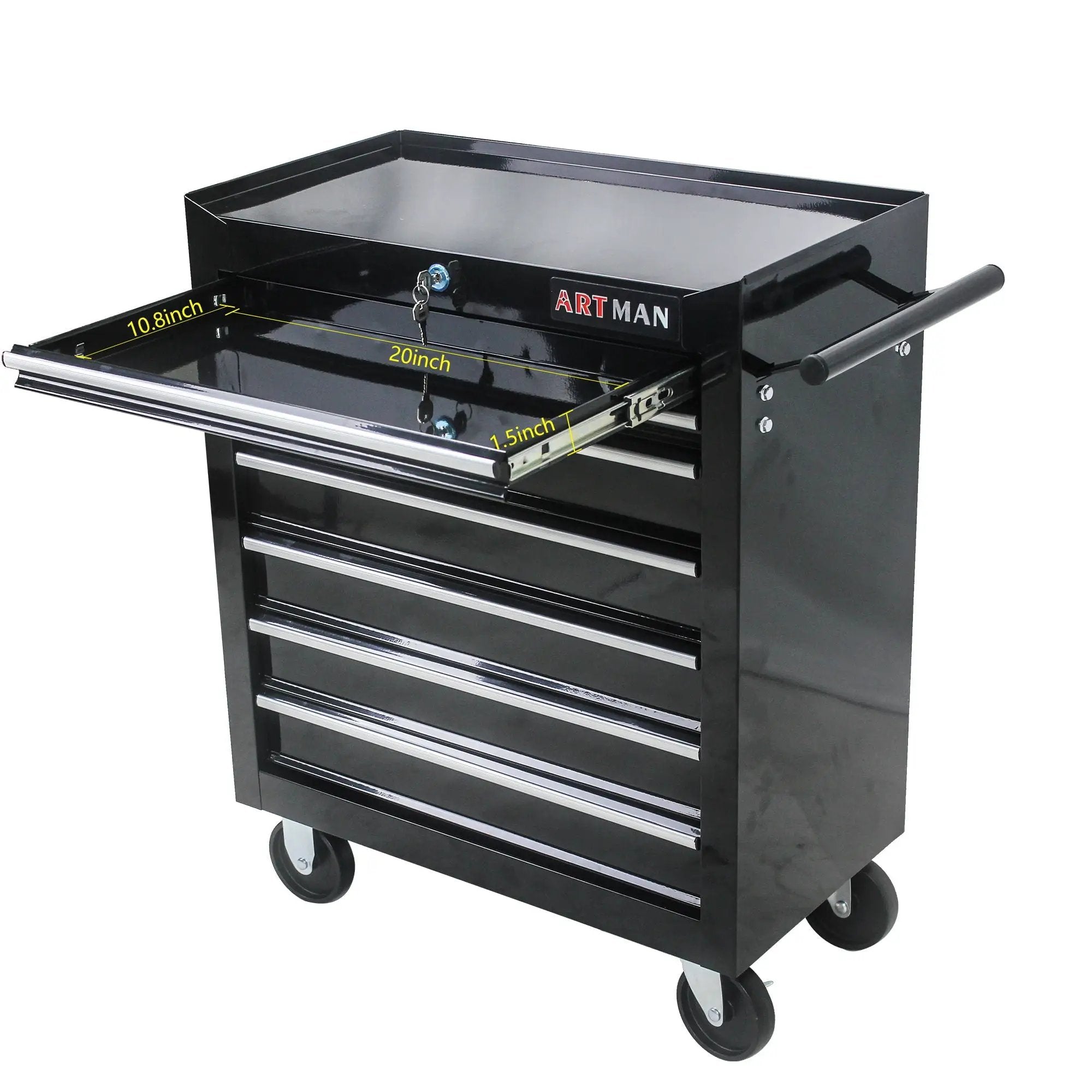 Multifunctional Tool Cart With Wheels And Drawers by HouseOfZazla