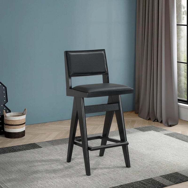 Keira - Bar Stool (Set of 2) - Black by HouseOfZazla