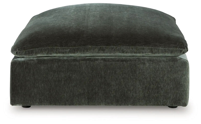 Carriage View - Oversized Accent Ottoman - Jade by Unique Piece Furniture