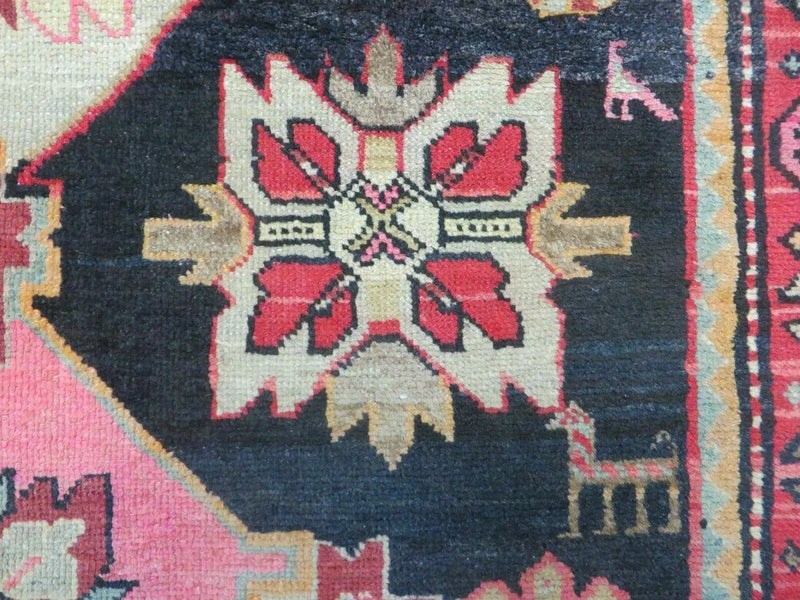 5' X 9' Antique Karabagh Caucasian Rug Handmade Wool Carpet Organic Dyes Nice by Jewel Rugs