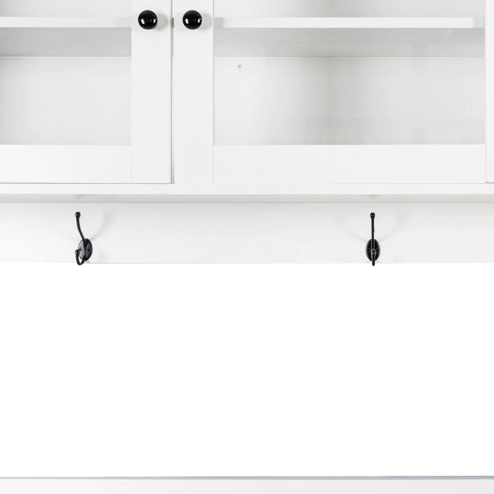 63" W Large Kitchen Hutch Cabinet, Freestanding Pantry Storage by HouseOfZazla