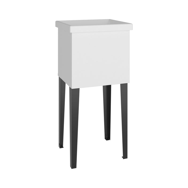 Bari Freestanding Plastic Laundry Utility Sink with Storage Cabinet by HouseOfZazla