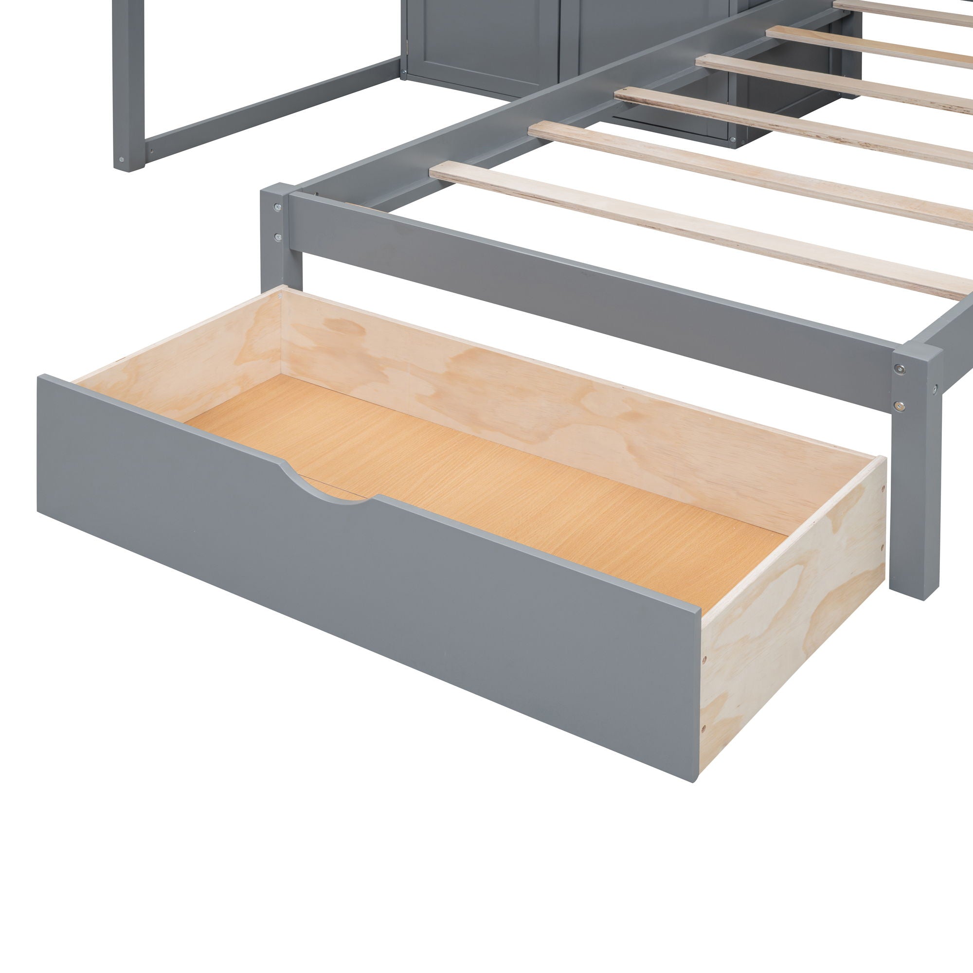 Bunk Bed With Wardrobe, Drawers by HouseOfZazla