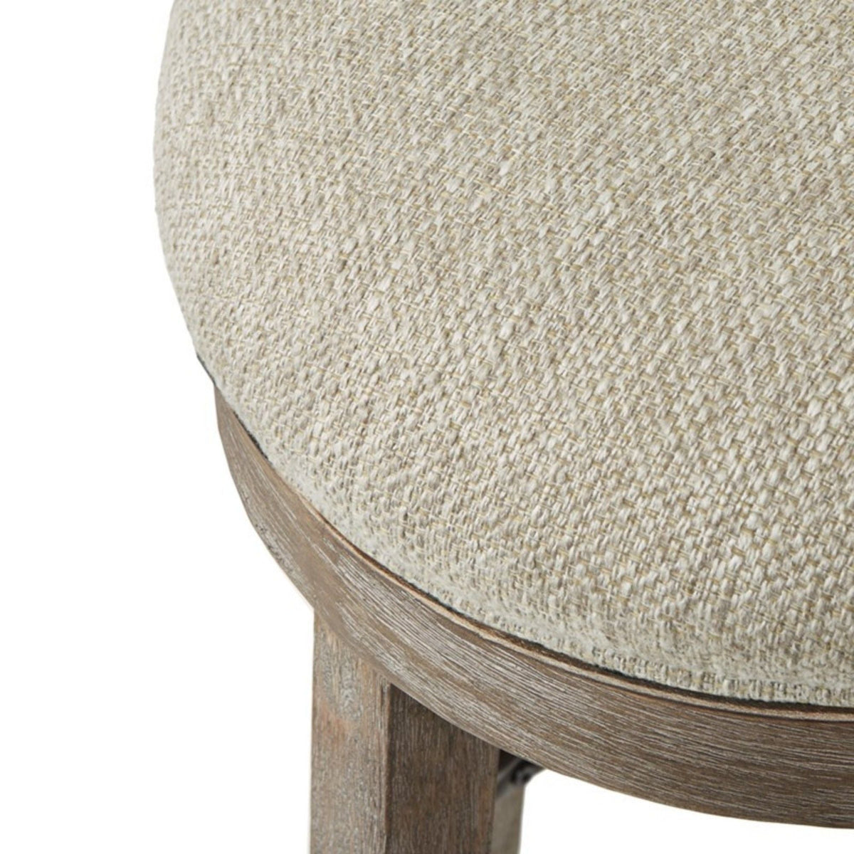 Swivel Counter Stool with 360-Degree Swivel Seat - Cream / Reclaimed Gray, photo 5 of 6