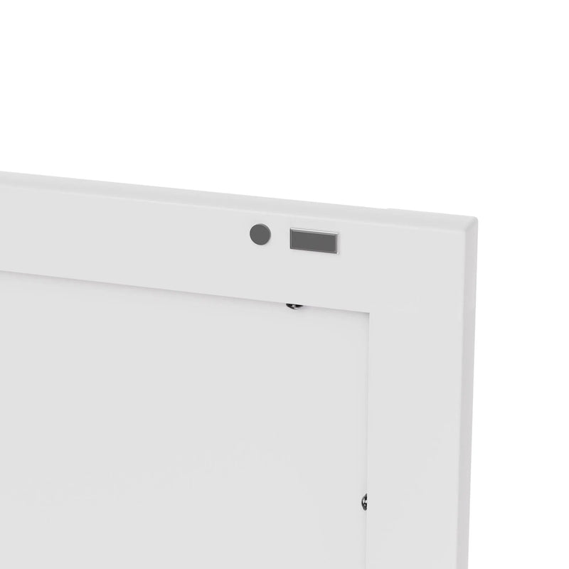 Tall Corner Storage Cabinet With 2 Doors, 5-Tier With Adjustable Shelves, Freestanding - White by HouseOfZazla