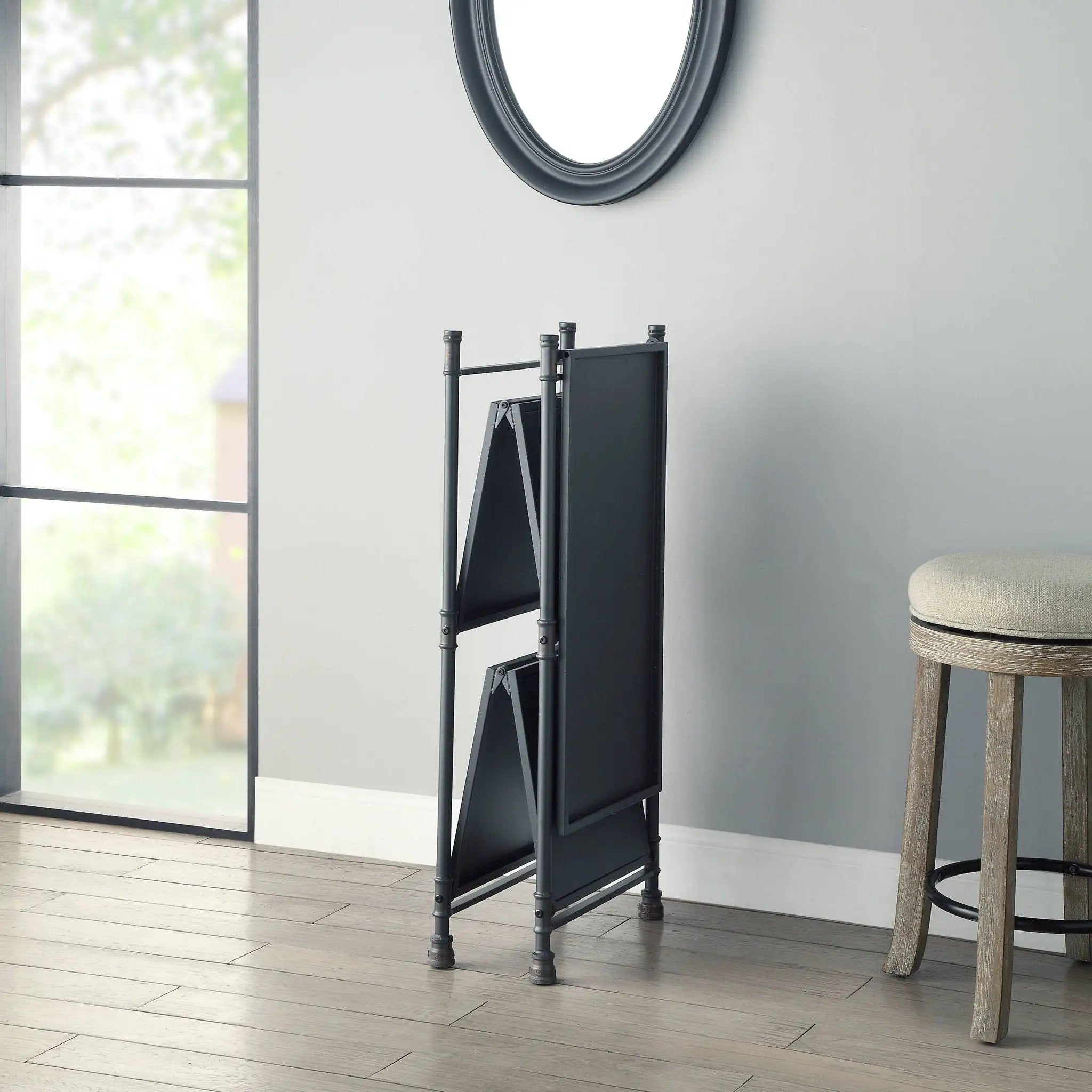 Cordelia - Hand-Brushed Console Table - Black / Bronze by Unique Piece Furniture
