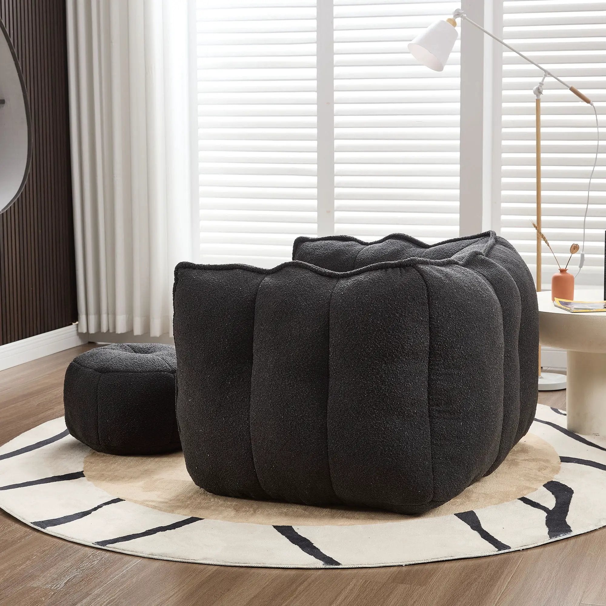 Soft Bean Bag Chair With High Resilient Foam by HouseOfZazla