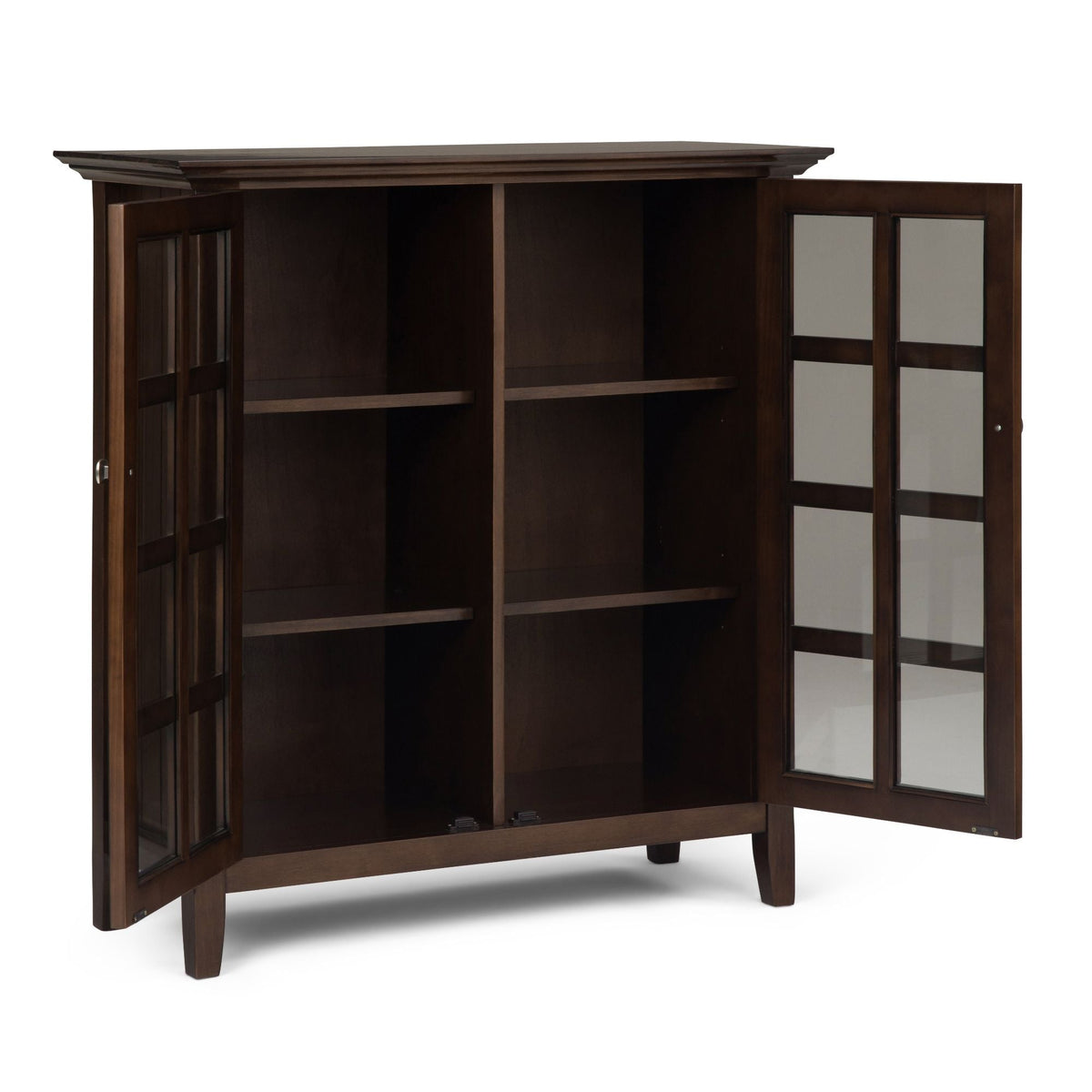 Medium Storage Cabinet with Adjustable Shelves - Natural Aged Brown, photo 4 of 6