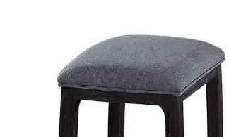 Razo - Weathered Counter Height Stool - Gray by HouseOfZazla