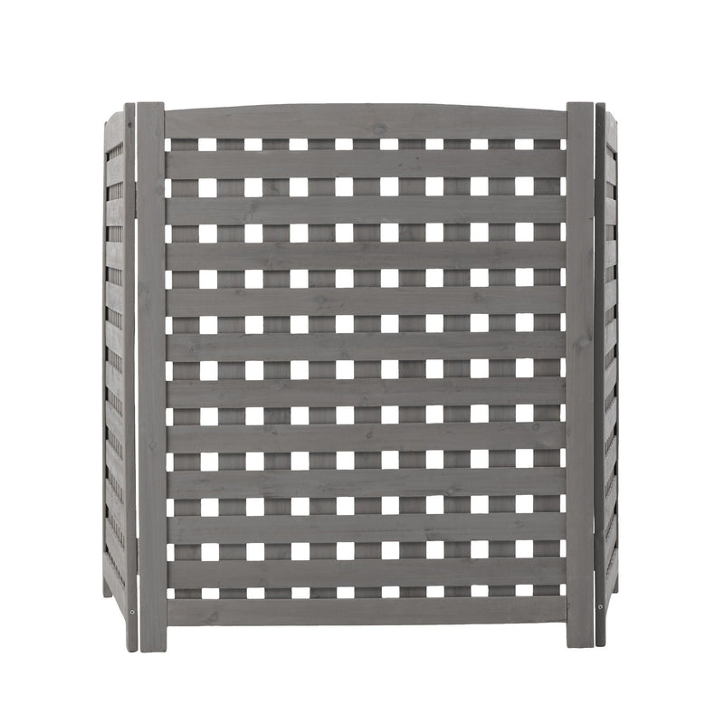 3 Panel Outdoor Air Conditioner Fence Screen by HouseOfZazla