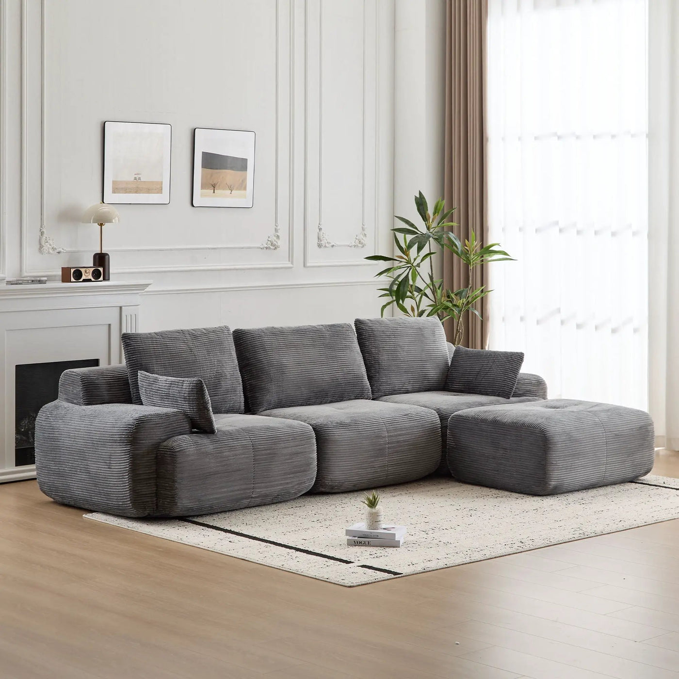 Compressed Sofa Large Sectional Couches for Living Room by HouseOfZazla