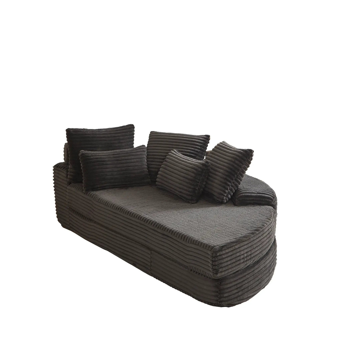 Semi Circular 2 In 1 Sofa Bed With Neck Pillow by HouseOfZazla