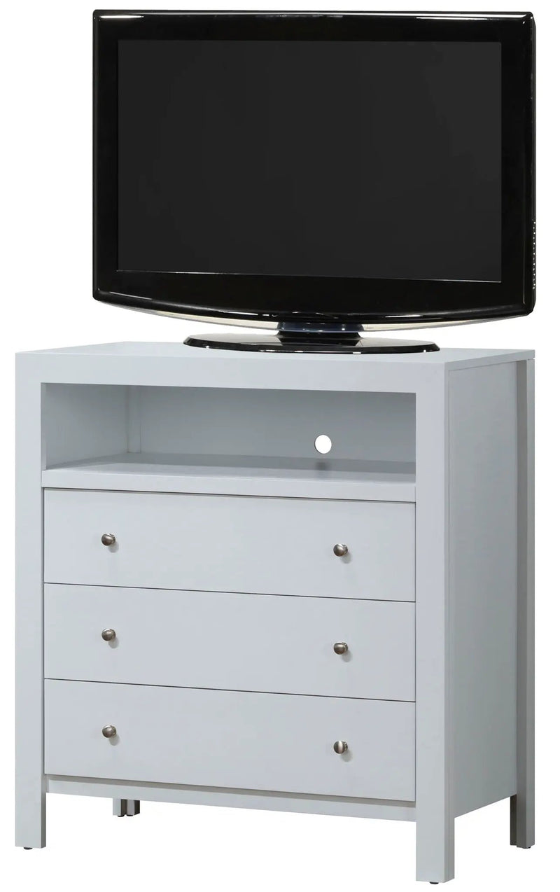 Elegant Transitional Media Chest by Unique Piece Furniture