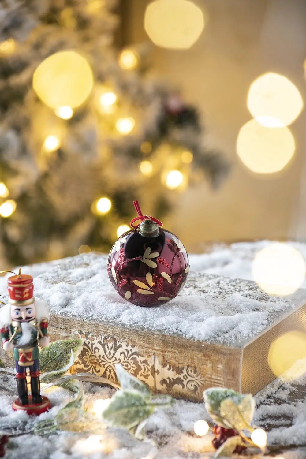 Christmas Ball Glass Decorative Hanging Ball Christmas Tree Ornaments, For Holiday Party Decorations by HouseOfZazla