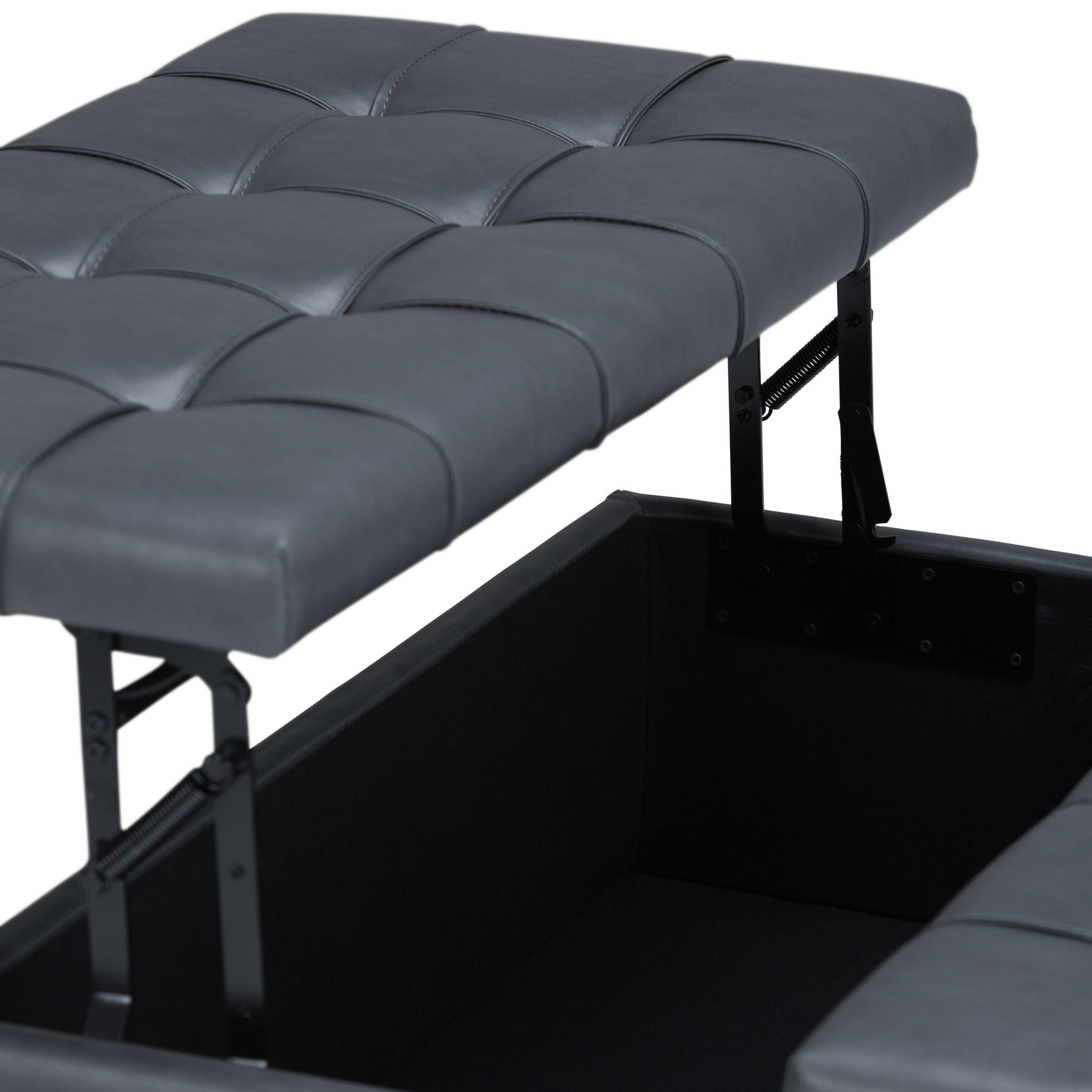 Harrison - Upholstered Coffee Table Storage Ottoman by HouseOfZazla