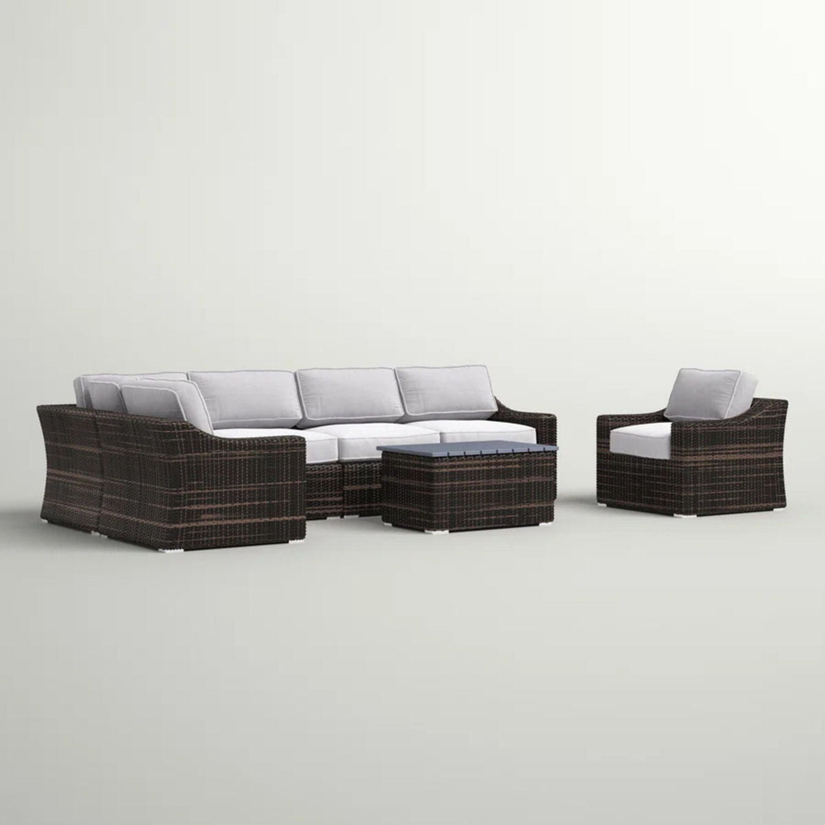 Stylish Sofa Seating Group With Cushions Perfect For Outdoor Gatherings, photo 18 of 21