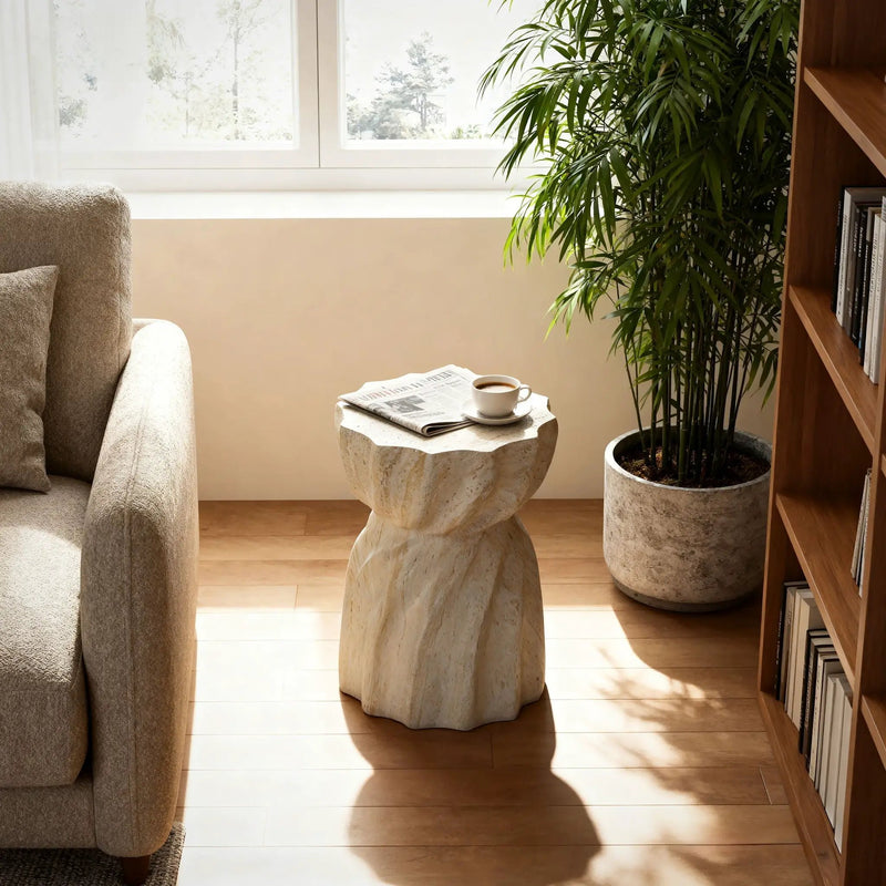 Outdoor End Table - Marble by HouseOfZazla