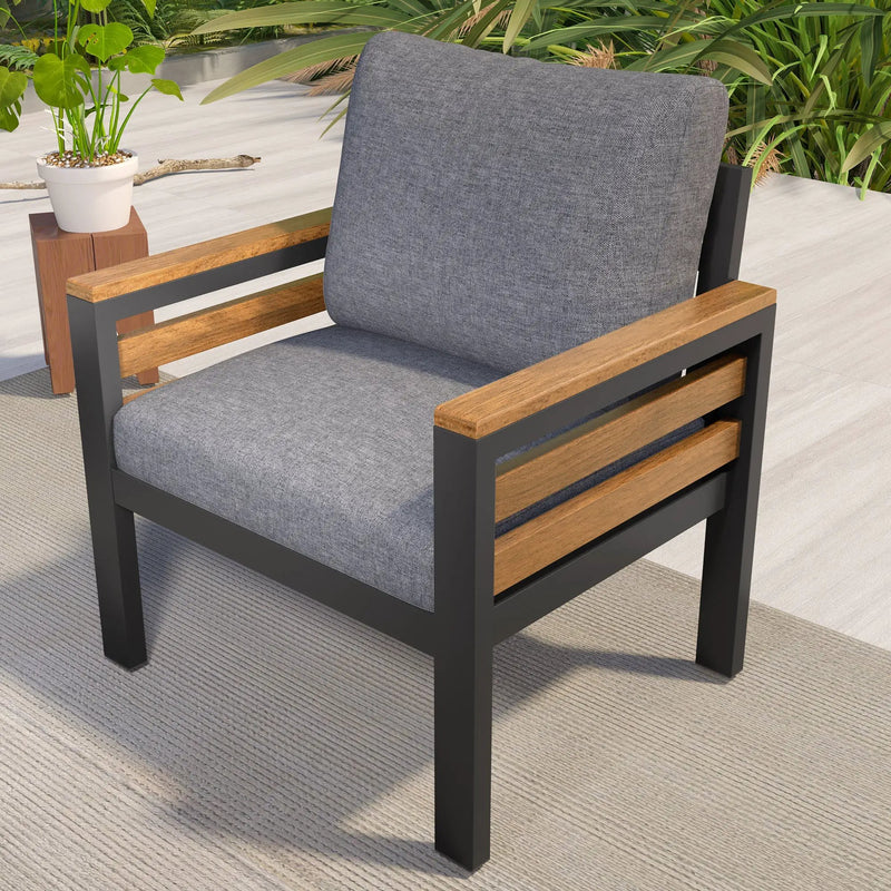 GO 4-Piece Outdoor Furniture Sofa Set for 5 People by HouseOfZazla