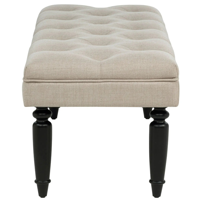 Marsha 52-inch Upholstered Entryway Accent Bench Latte by Unique Piece Furniture