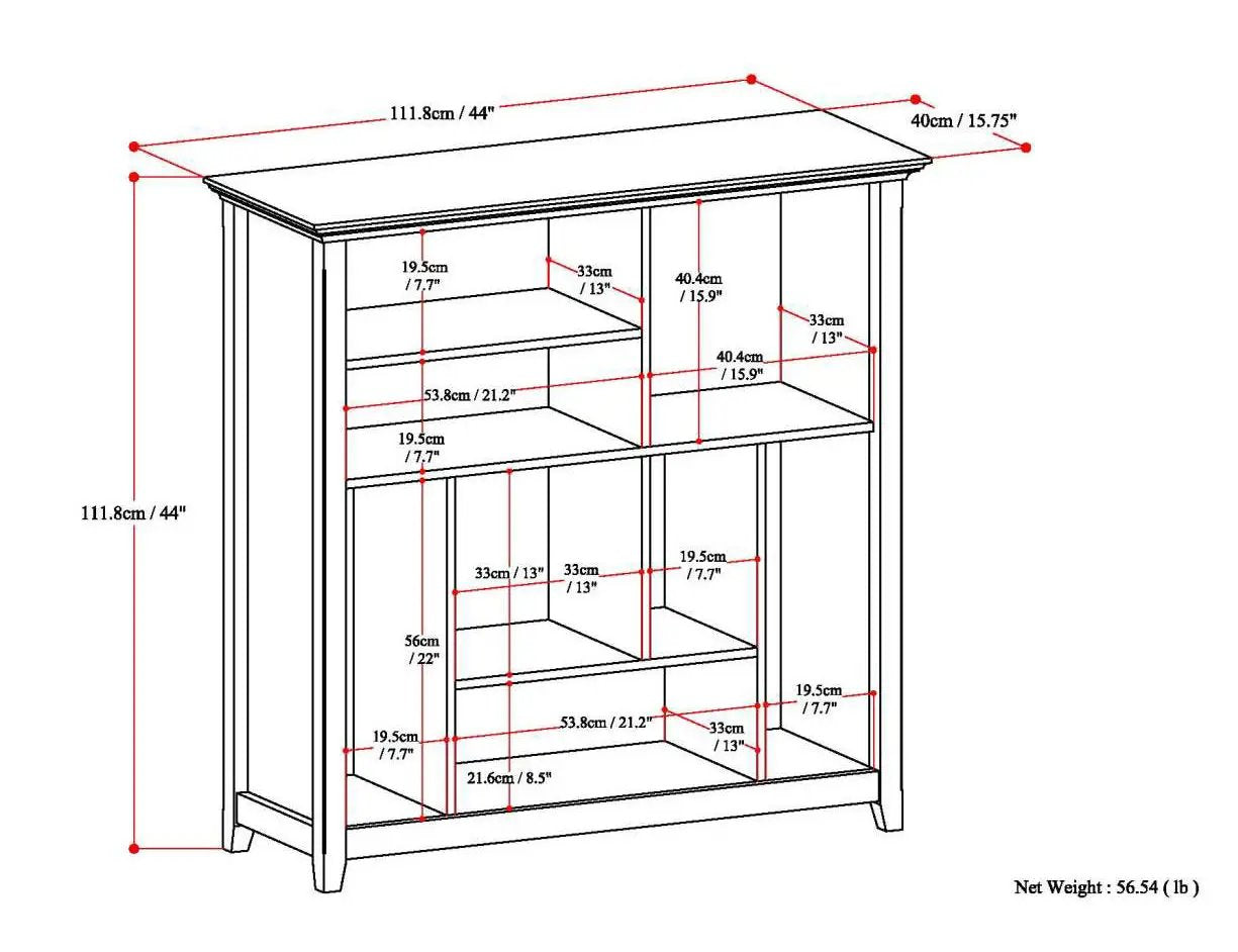 Amherst - Multi Cube Bookcase And Storage Unit by HouseOfZazla