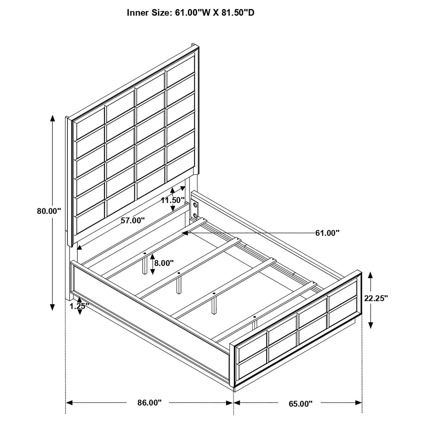 Drea - Panel Bed by HouseOfZazla