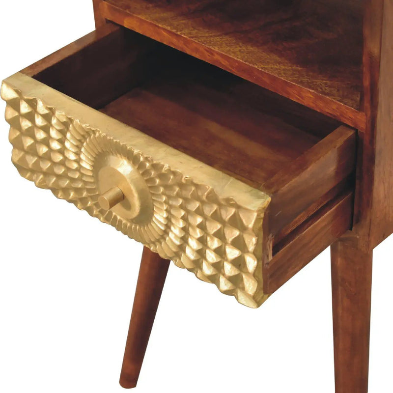 Eden - Mini Nightstand - Chestnut by HouseOfZazla