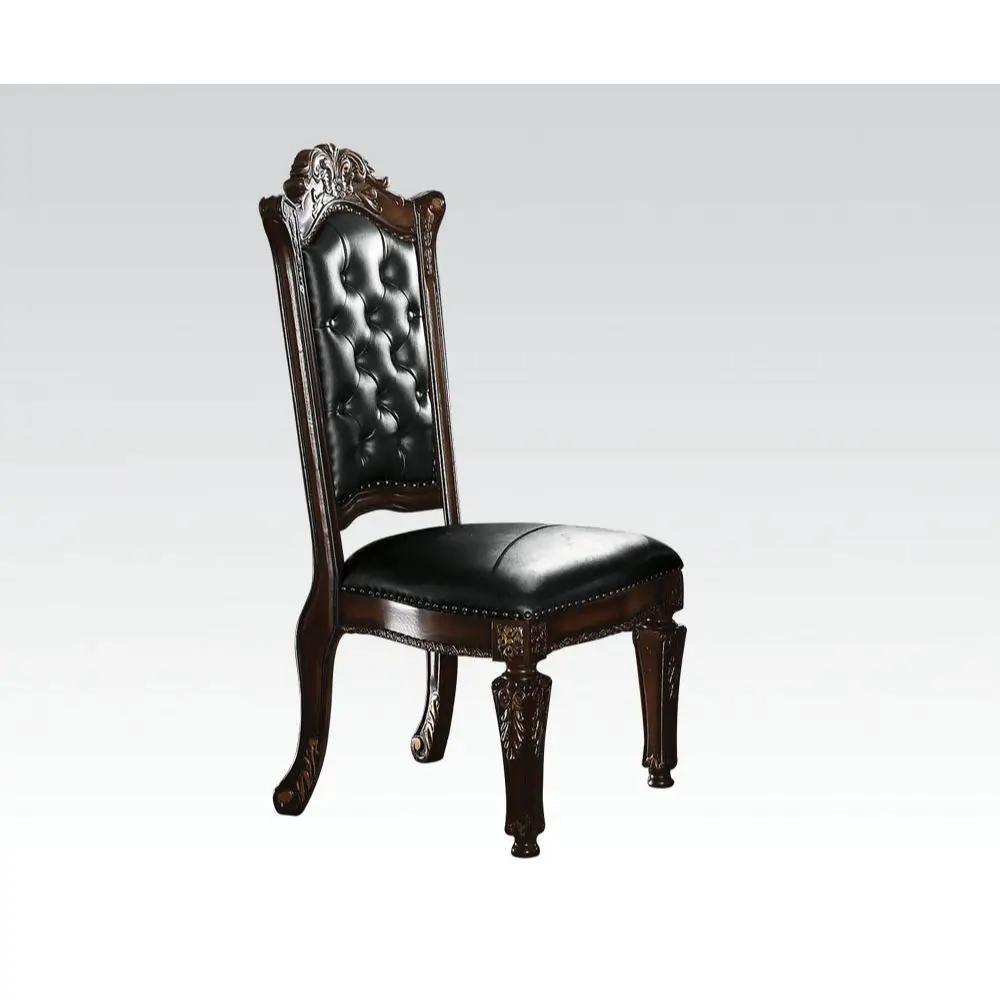 Vendome - Side Chair (Set of 2) - Synthetic Leather & Cherry by Unique Piece Furniture