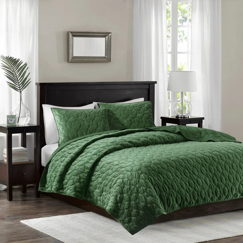 3 Piece Velvet Quilt Set by HouseOfZazla